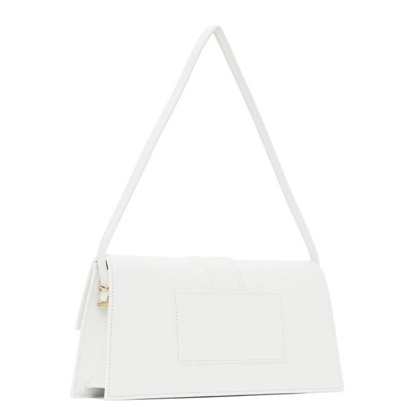 NEW Jacquemus Le Bambino Long Leather Shoulder Bag White Authentic NWT! - Picture 7 of 9